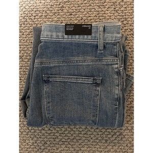 J Brand Women’s 29 Joan Wide Leg Crop Jeans Blue Super High Rise Stretch New NWT